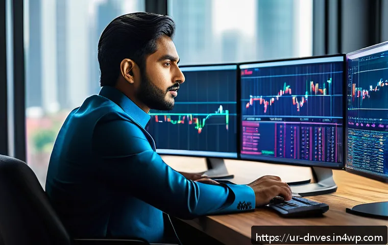 수집품 투자 네트워크의 역할 - A professional South Asian man in traditional Pakistani attire, sitting at a modern desk with multip...